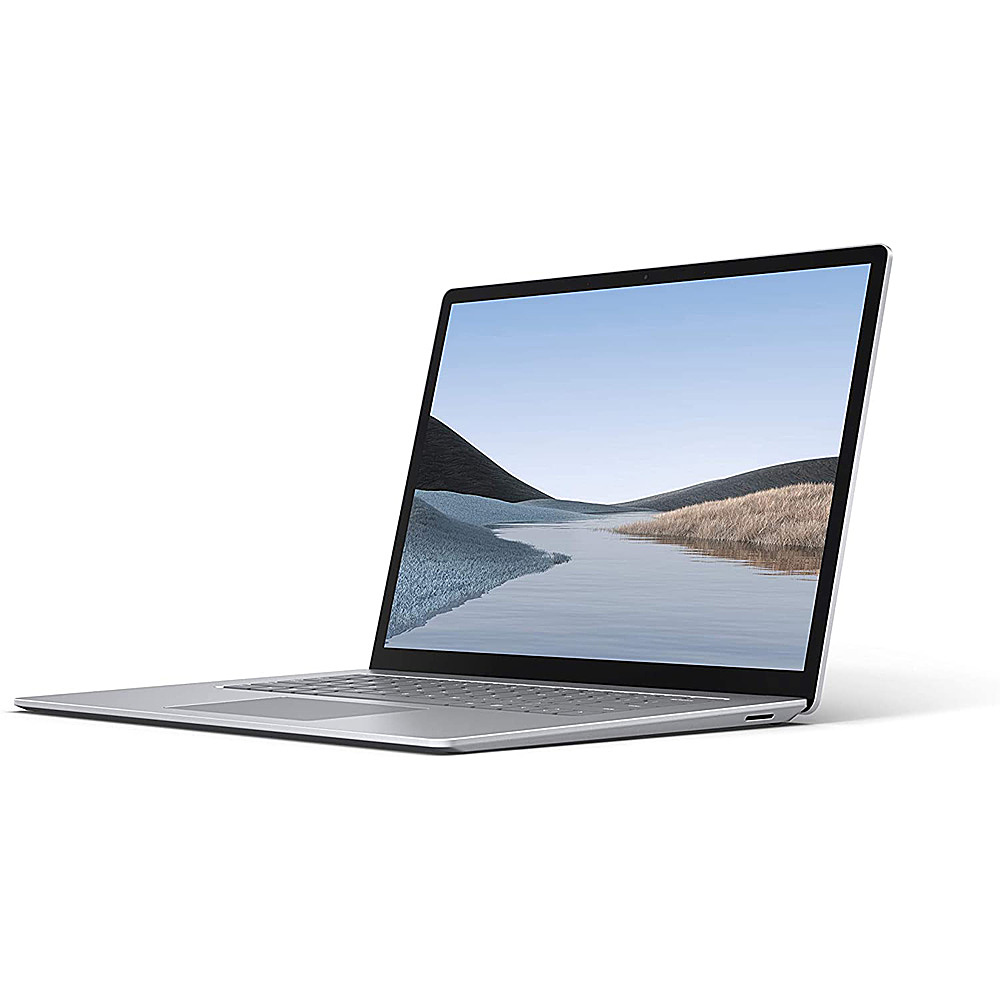 Left View: Microsoft - Surface - 15"  Refurbished Touch-Screen Laptop 3 - AMD Ryzen 5 3580U - 8GB Memory - 128GB SSD