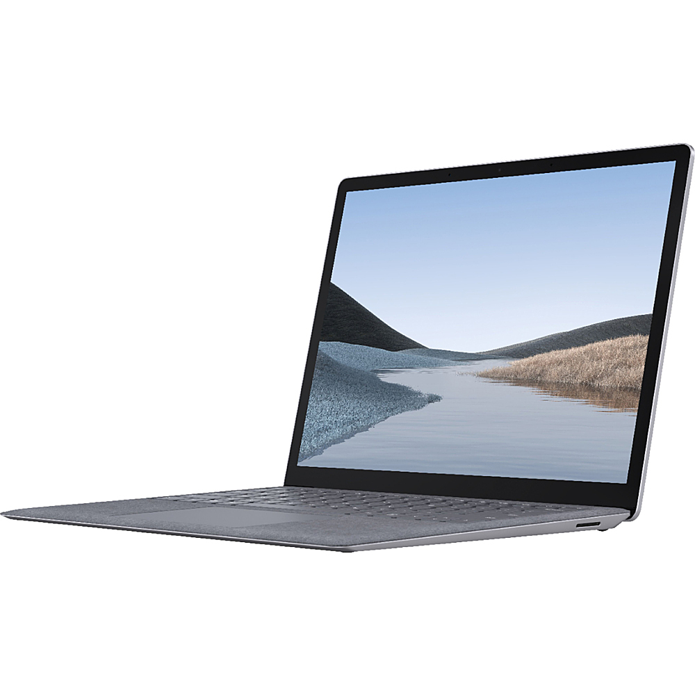 Angle View: Microsoft - Surface Laptop 4 - 13.5” Touch-Screen – AMD Ryzen™ 5 Surface® Edition – 16GB Memory - 256GB SSD (Latest Model) - Matte Black