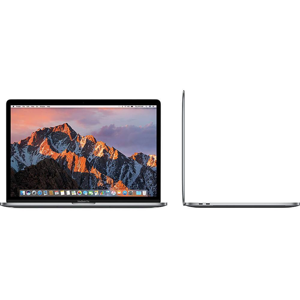Angle. Apple - MacBook Pro 15" Certified Refurbished - Intel Core i7 2.9GHz - Touch Bar - 16 GB Memory - 512GB SSD (2017) - Space Gray.