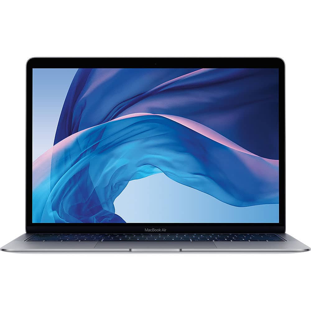 Apple - MacBook Air 13.3" Certified Refurbished - Intel Core i5 1.6 with 8GB Memory - 128GB SSD (2018) - Space Gray - Front_Zoom