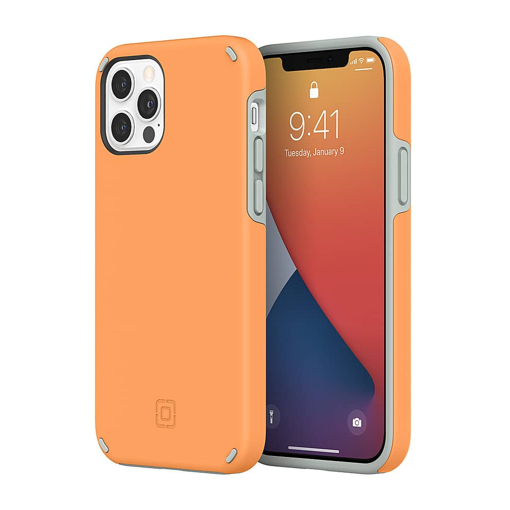 Incipio Duo Case for Apple iPhone 12 & iPhone 12 Pro Clementine Orange ...