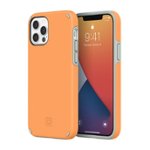Alt View Zoom 1. Incipio - Duo Hard shell Case for Apple iPhone 12 & iPhone 12 Pro - Clementine Orange/Gray.