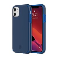 Incipio - Duo Hard shell Case for Apple iPhone 11 & iPhone XR - Dark Blue/Classic Blue - Alt_View_Zoom_1