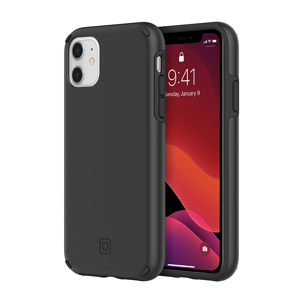 Incipio - Duo Hard shell Case for Apple iPhone 11 & iPhone XR - Black/Black