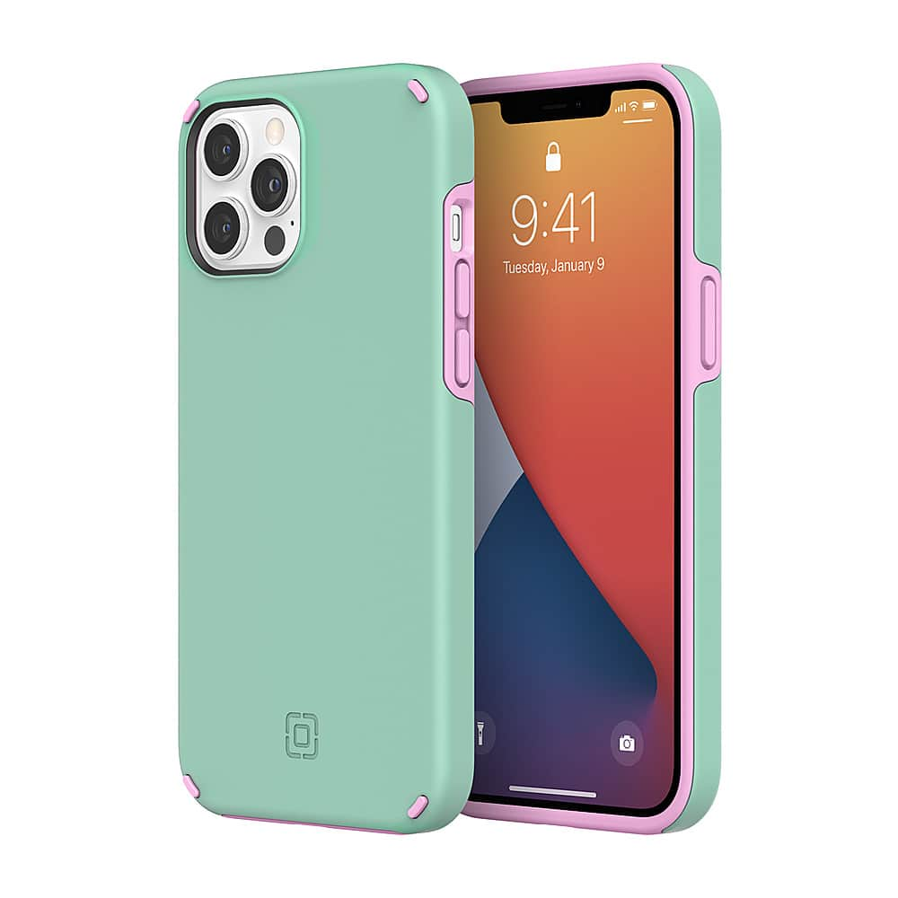 Incipio Duo Case for Apple® iPhone® 12 Pro Max Candy Mint/Pink IPH-1896 ...