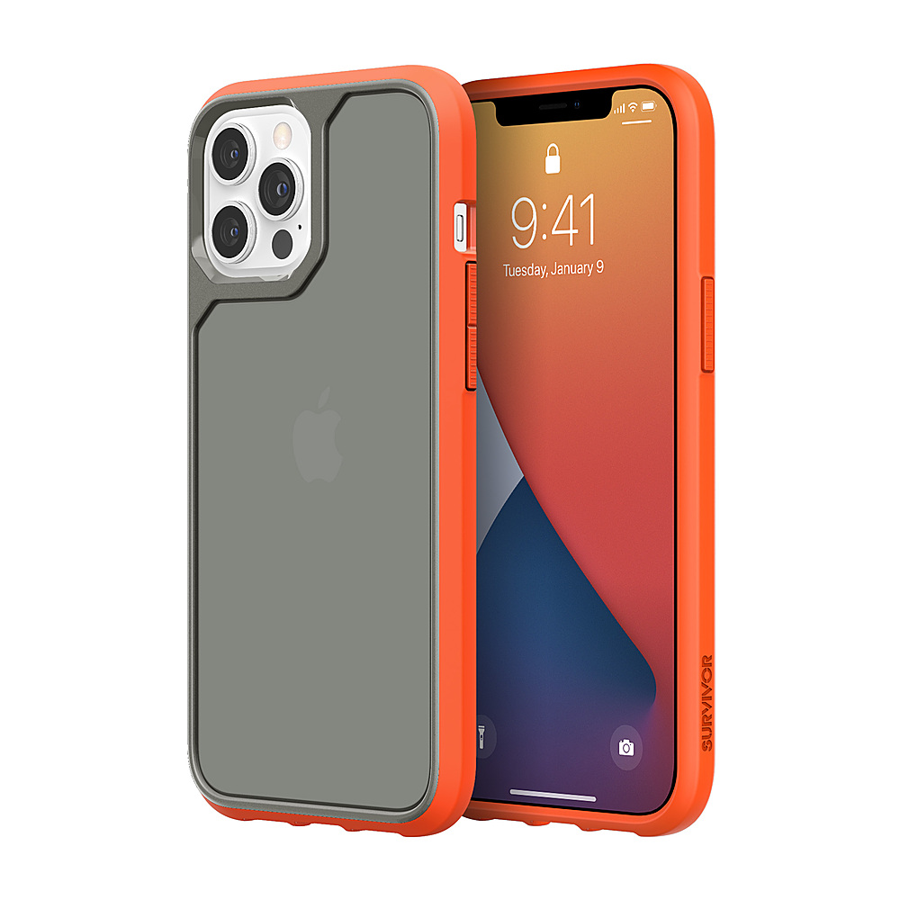 Orange Luxury Logo iPhone 12 Pro Max Case