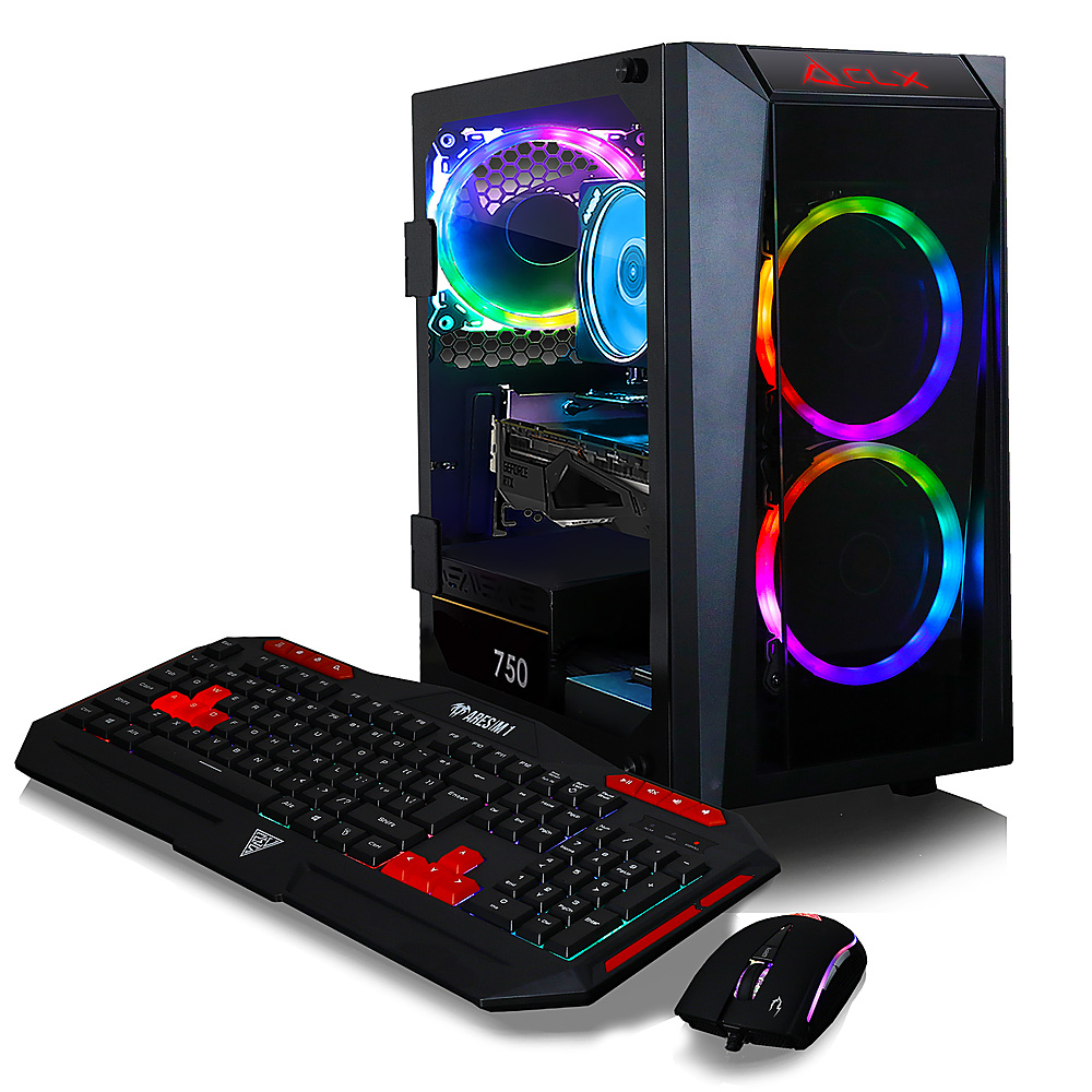 CLX - SET Gaming Desktop - AMD Ryzen 5 5600X - 16GB Memory - NVIDIA GeForce  RTX 3070 - 240GB SSD + 2TB HDD - Black