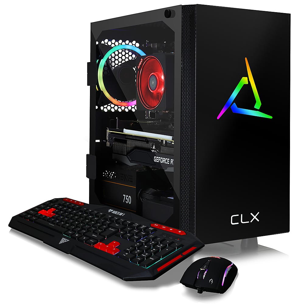 Best Buy: CLX SET Gaming Desktop AMD Ryzen 5 5600X 32GB Memory 