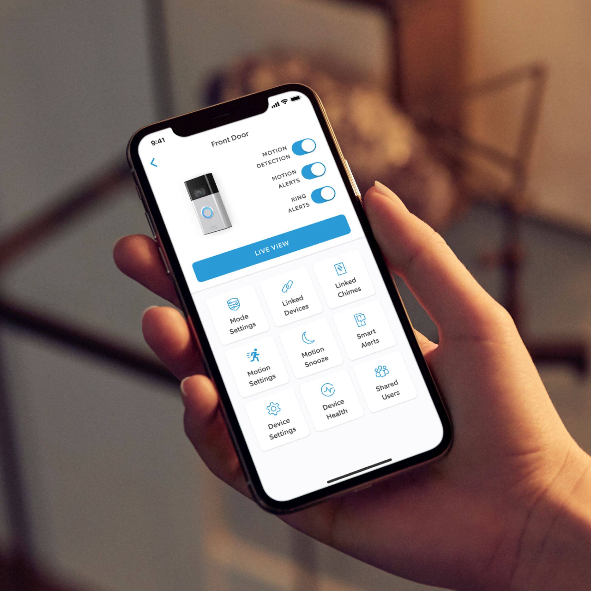 Alt View 15. Ring - Video Doorbell - Venetian Bronze.