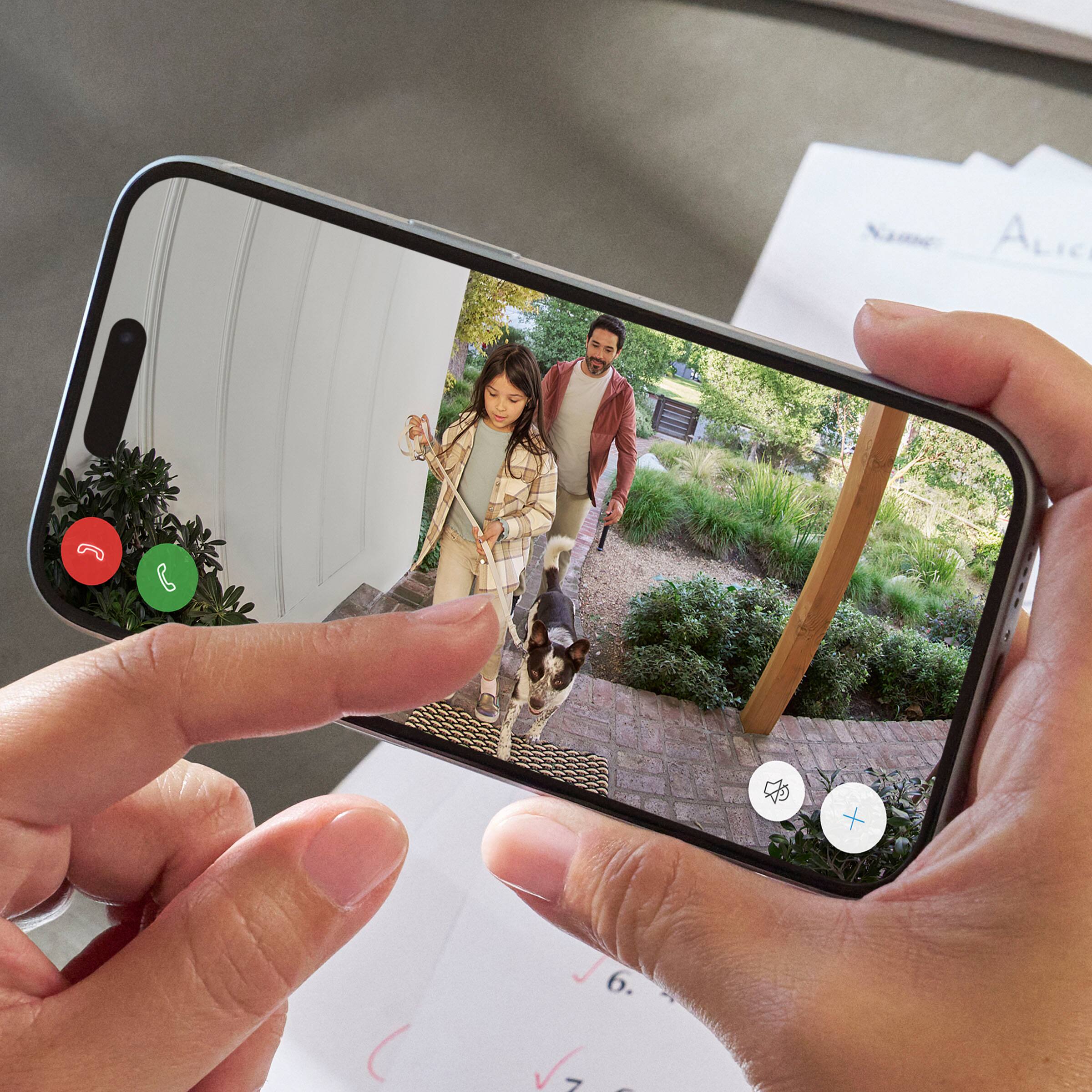 Alt View 17. Ring - Video Doorbell - Venetian Bronze.