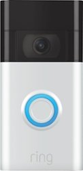 Ring - Video Doorbell - Satin Nickel - Front_Zoom
