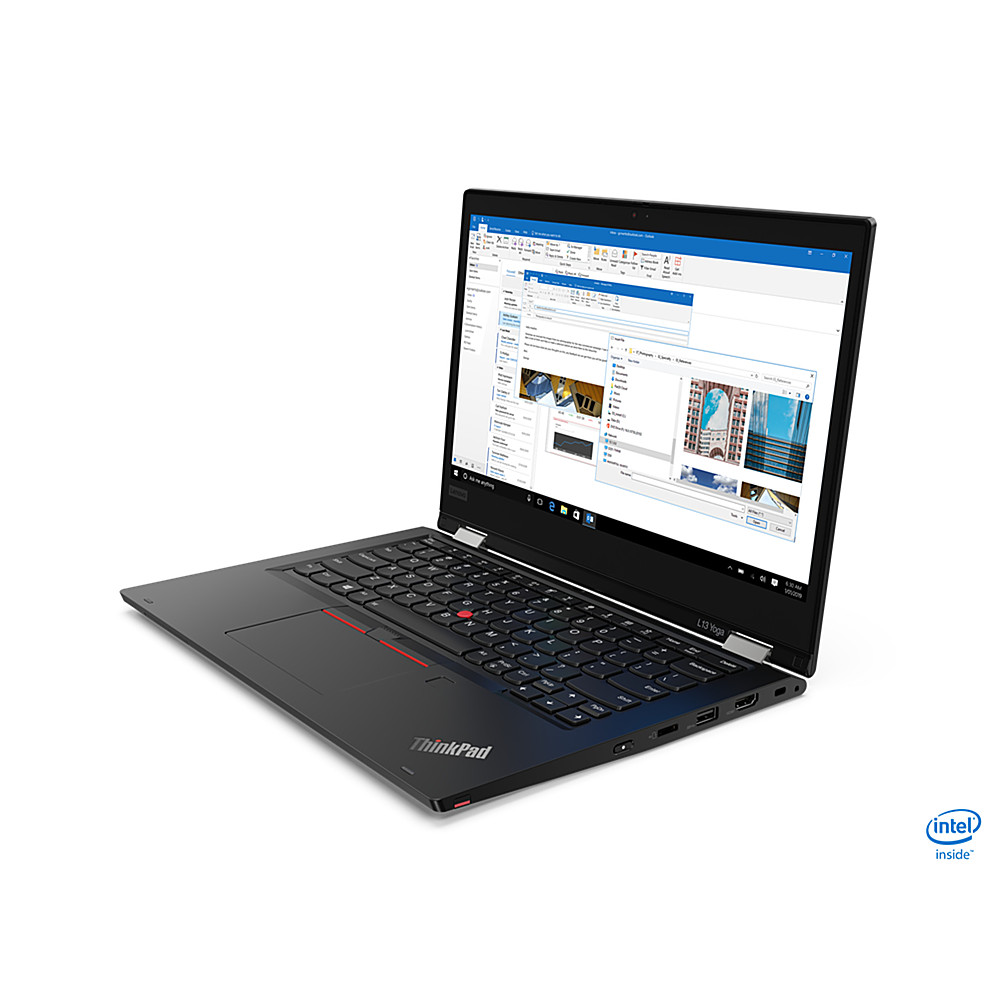 Lenovo - 13.3" ThinkPad L13 Yoga Laptop, Black