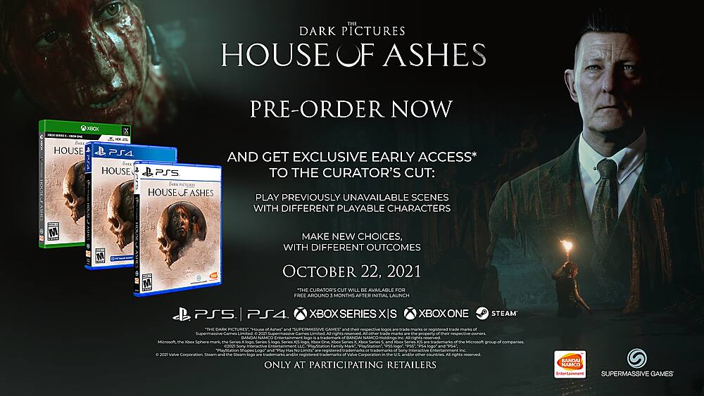 Left. BANDAI NAMCO Entertainment - The Dark Pictures: House of Ashes.