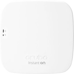 HPE Aruba - Instant On AP12 (US) Indoor AP with DC Power Adapter and Cord (NA) - White - Front_Zoom