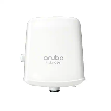 Front. HPE Aruba - Instant On AP17 (US) 2x2 11ac Wave2 Outdoor Access Point - White.