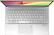 Alt View 15. ASUS - VivoBook S14 14" Laptop - Intel Core i5 - 8GB Memory - 512GB Solid State Drive - Dreamy White/Transparent Silver.
