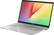 Left. ASUS - VivoBook S15 15.6" Laptop - Intel Core i5 - 8GB Memory - 512GB SSD - Dreamy White/Transparent Silver.