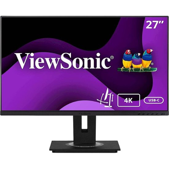 Bliv sammenfiltret Ren Skuffelse ViewSonic VG2756-4K 27" IPS 4K UHD Docking Monitor (HDMI, USB-C,  DisplayPort) VG2756-4K - Best Buy