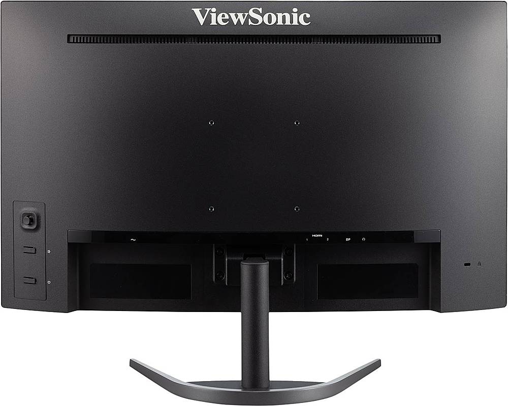Back View: ViewSonic - 27 LCD Curved FHD Monitor (DisplayPort HDMI)