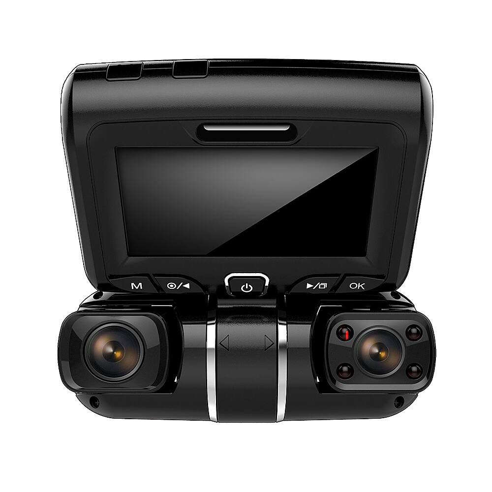 Alt View 12. Rexing - S1 PRO 1080p 3-Channel Wi-Fi Dash Cam with Built-in GPS and 64GB Internal Memory - Black.