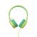 Angle. Planet Buddies - Kids Volume-Limited Wired Headphones (Milo the Turtle) - Green.