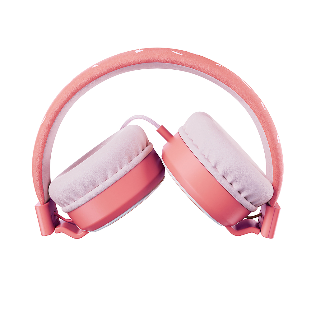 Angle View: Planet Buddies - Kids Volume-Limited Wired Headphones (Olive the Owl) - Pink