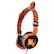 Angle. Planet Buddies - Furry Kids Linkable Wired Headphones (Charlie the Tiger) - Orange.