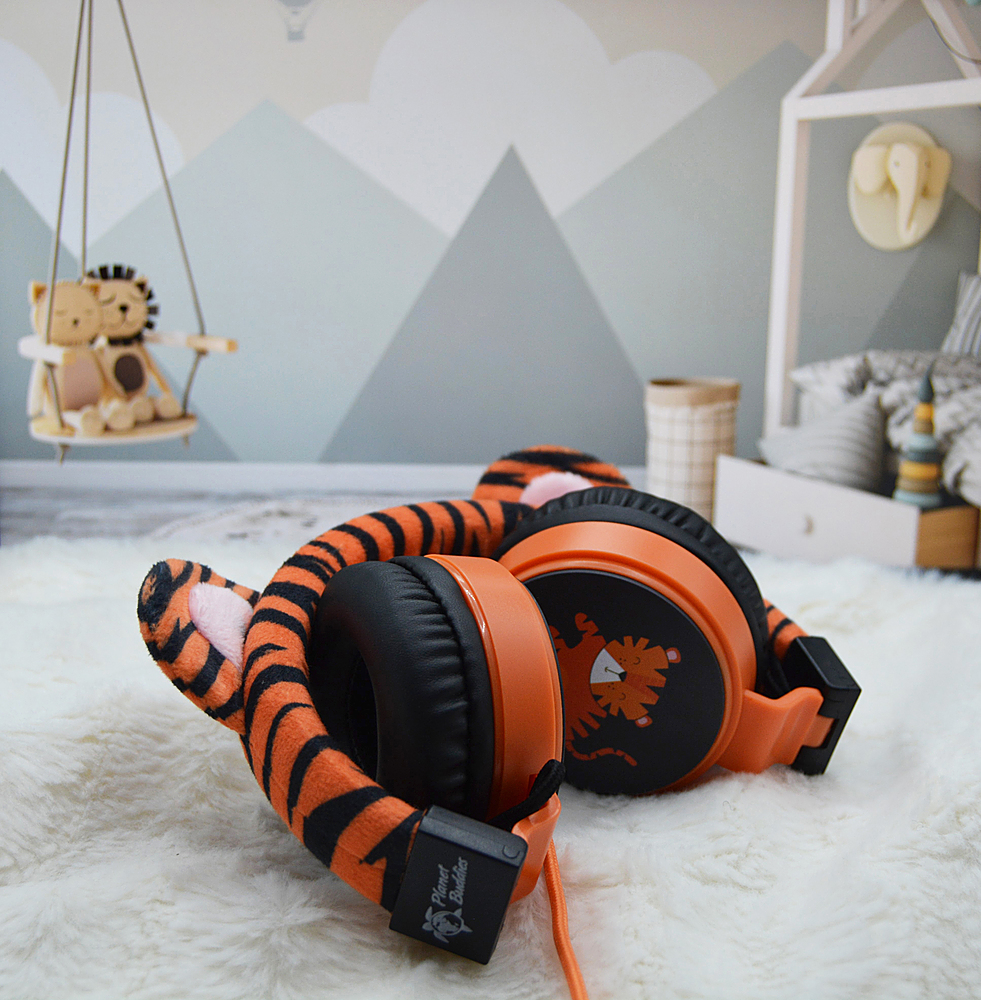 Planet Buddies Furry Kids (Charlie the Linkable Wired Orange 39091 Buy Headphones Best - Tiger)