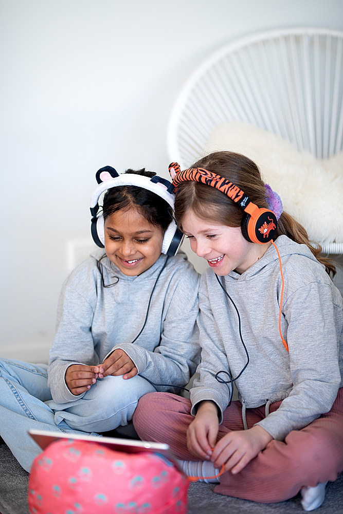 Planet Buddies the Linkable Buy - Tiger) Best Kids (Charlie 39091 Headphones Furry Wired Orange