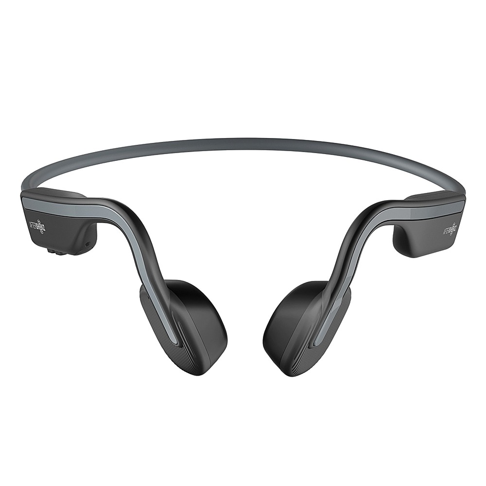 Angle View: AfterShokz - OpenMove Open-Ear Lifestyle Headphones - Gray