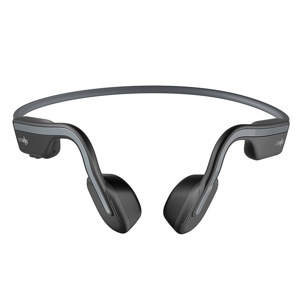Angle. AfterShokz - OpenMove Open-Ear Lifestyle Headphones - Gray.