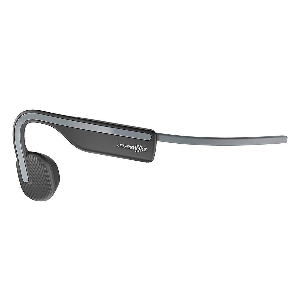 Front. AfterShokz - OpenMove Open-Ear Lifestyle Headphones - Gray.