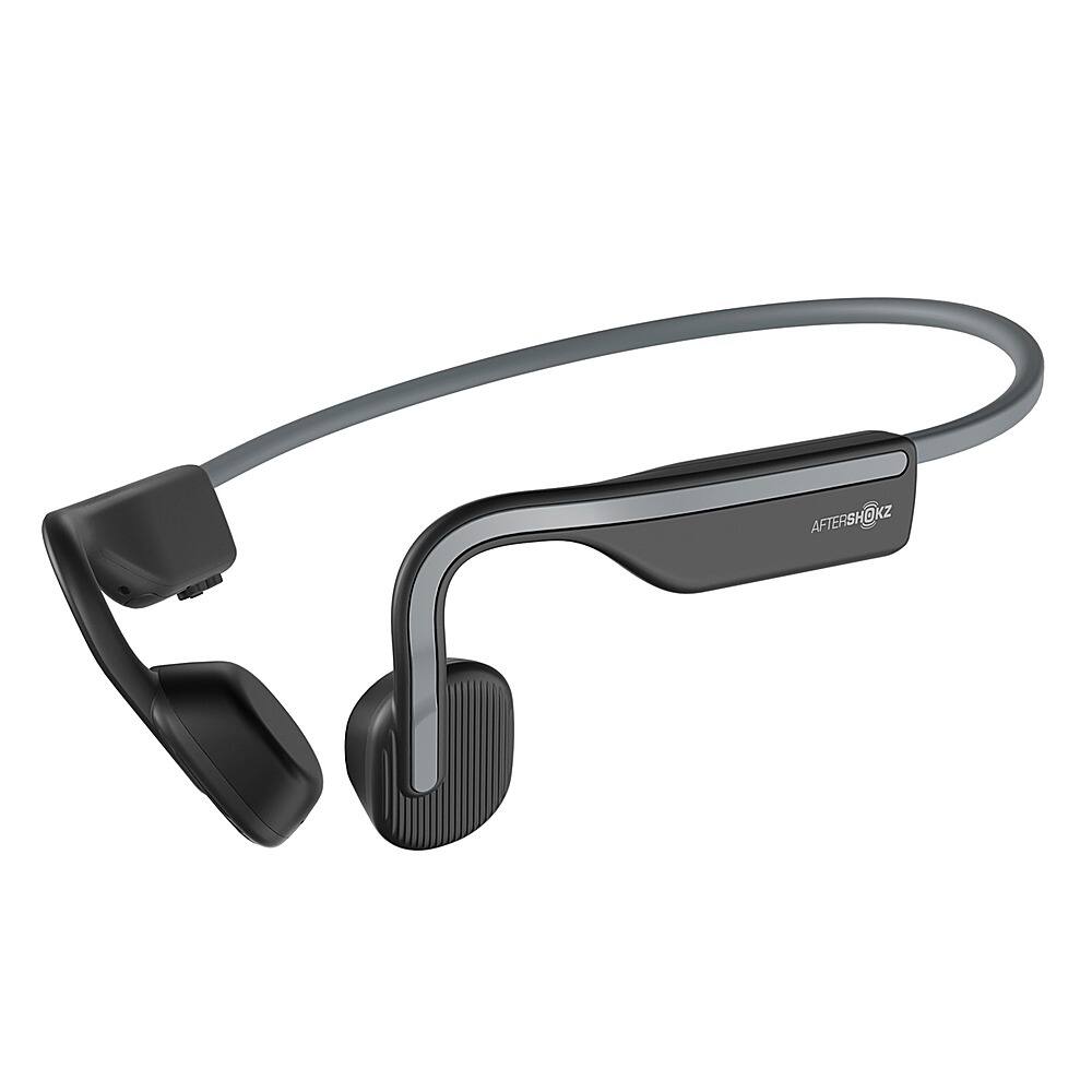 Alt View 14. AfterShokz - OpenMove Open-Ear Lifestyle Headphones - Gray.