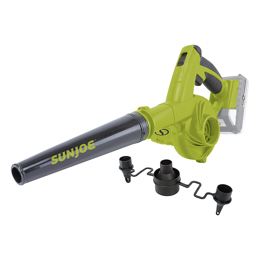 Sun Joe - 24V-WSB-LTE 24-Volt iON+ Workshop Blower + Vacuum Kit - Green