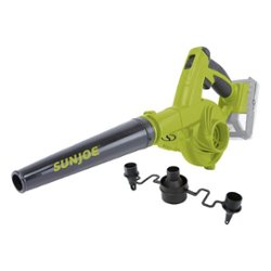 Sun Joe - 24-Volt iON+ 185 MPH 105 CFM Cordless Handheld Blower and Vacuum (1 x 2.0Ah Battery and 1 Charger) - Green - Alt_View_Zoom_11