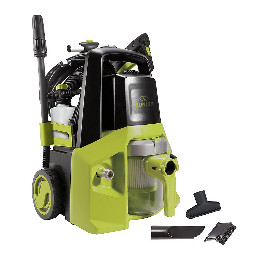 Alt View 11. Sun Joe - Electric Pressure Washer up to 2000 PSI at 1.95 GPM with Vacuum built-in - Green & Black.
