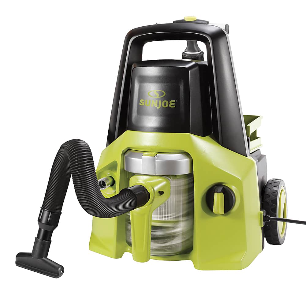 Left. Sun Joe - Electric Pressure Washer up to 2000 PSI at 1.95 GPM with Vacuum built-in - Green & Black.