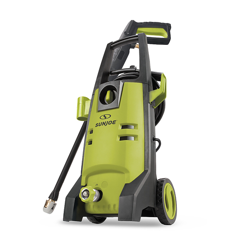 Sun Joe SPX2003 Electric Pressure Washer | 2000 PSI Max | Quick Change Lance | 3 Included Tips | Foam Cannon - Green & Black