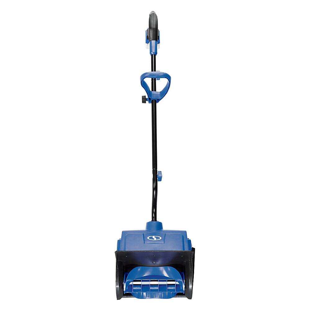 Left. Snow Joe - Cordless Snow Shovel Kit - Blue & Black.