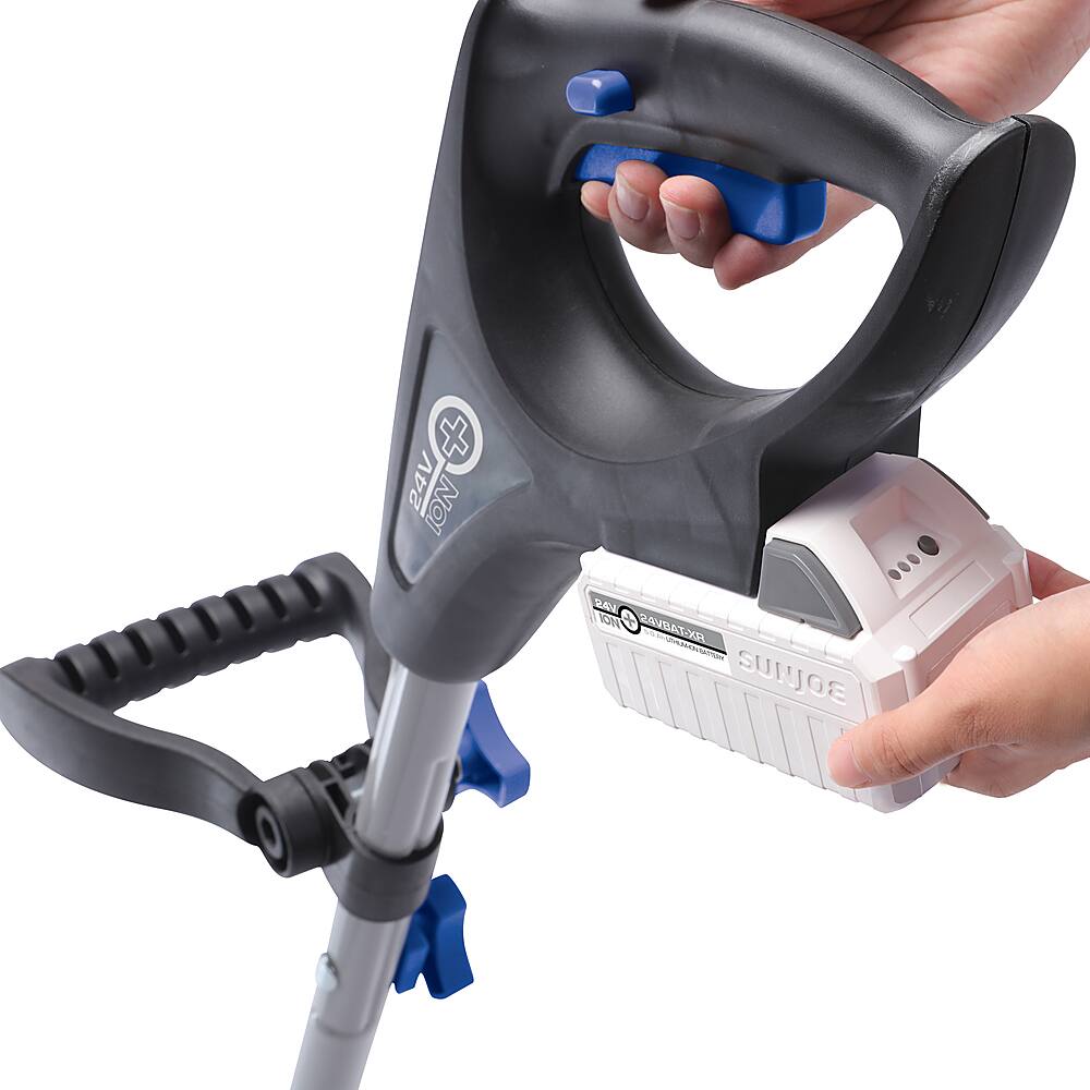 Alt View 11. Snow Joe - Snow Joe 24V-SS10-XR 24-Volt iON+ Cordless Snow Shovel Kit | 10-Inch | W/ 5.0-Ah Battery and Charger - Blue & Black.