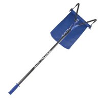 Snow Joe RJ208M PRO 28-Foot Max Reach Snow Removal Roof Rake with 20-Foot Debris Slide - Blue & Gray - Front_Zoom