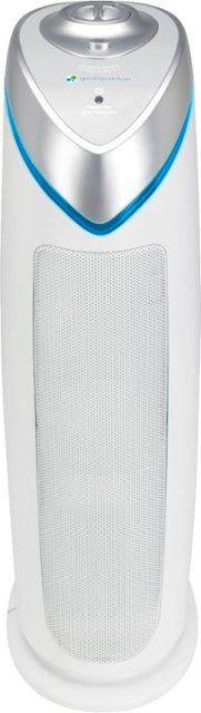 Front Zoom. GermGuardian - 167 Sq Ft 4-in-1 True HEPA Air Purifier - White.