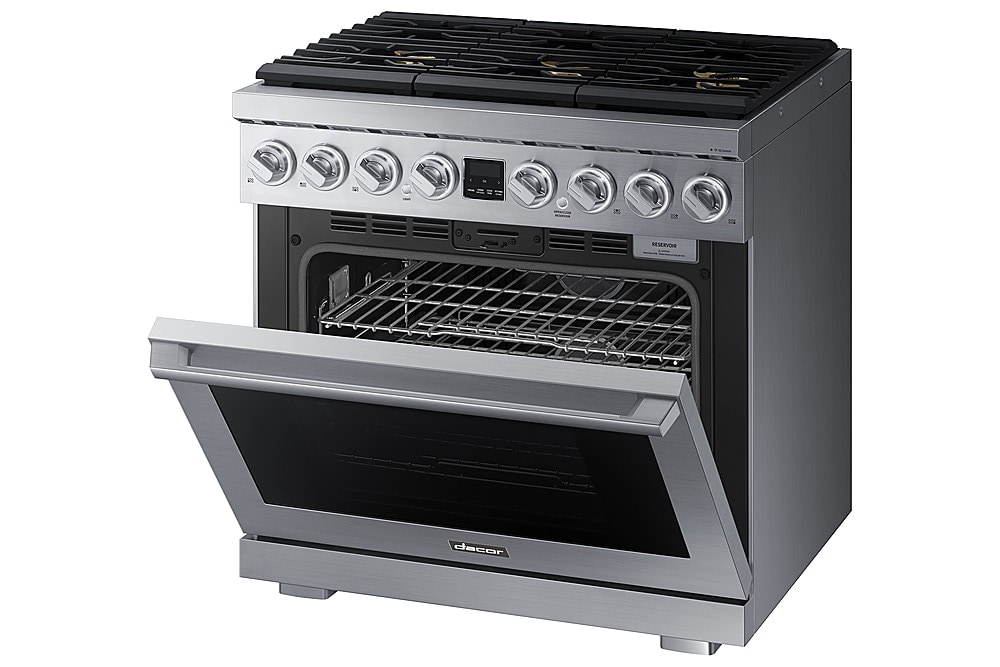 Dacor HDER36SNG Heritage Series 36 Inch Freestanding Dual Fuel Range w –  Appliance Store Discount