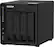 Angle. QNAP - TS-451D2-4G 4-Bay, Intel Celeron J4025, 4GB DDR4 RAM, External Network Attached Storage (NAS) - Black.