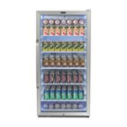 Galanz - 130 Can Beverage Cooler - Stainless Steel