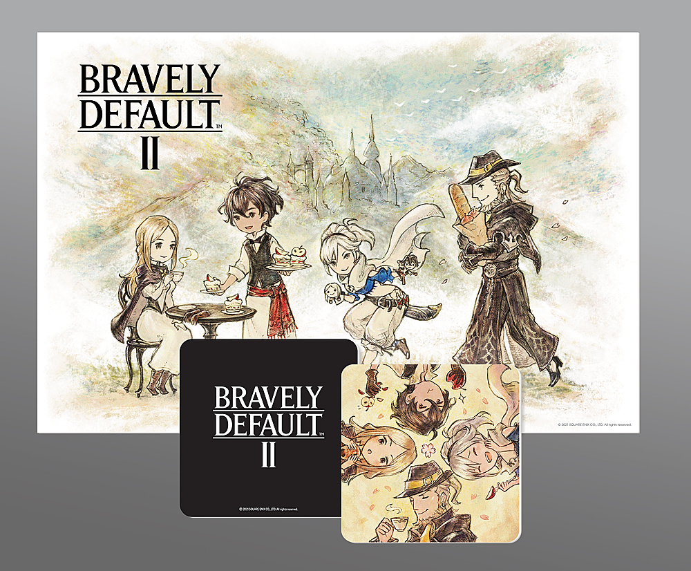 Nintendo - Bravely Default II Coaster and Placemat Set - Multi