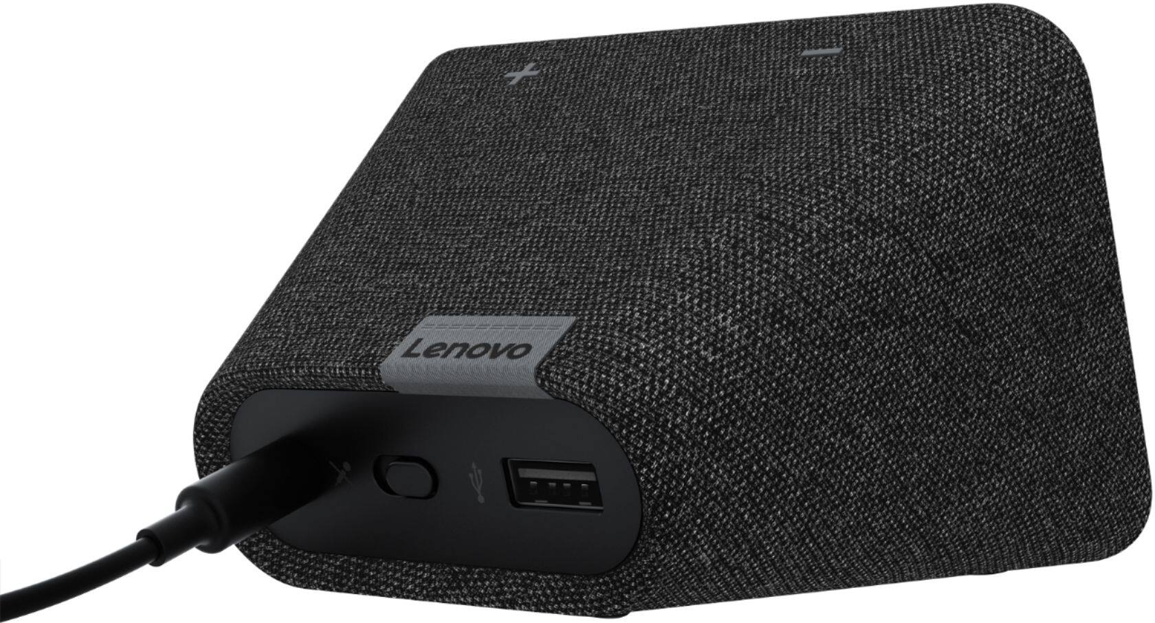 Alt View 12. Lenovo - Smart Clock with Google Assistant - Charcoal.