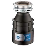 InSinkerator - Badger 5 Lift and Latch Standard Series 1/2 HP Continuous Feed Garbage Disposal Cordless - Black