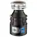Front. InSinkerator - Badger 5 Lift and Latch Standard Series 1/2 HP Continuous Feed Garbage Disposal Cordless - Black.