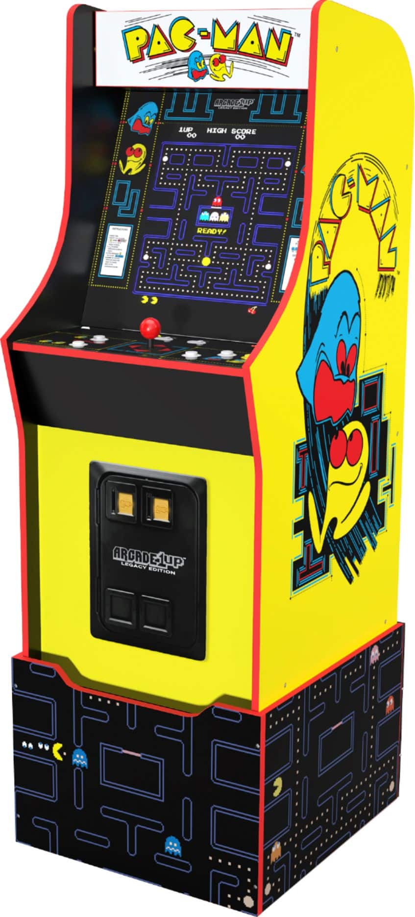 Front. Arcade1Up - Pac-Man Legacy 12-in-1 Arcade.